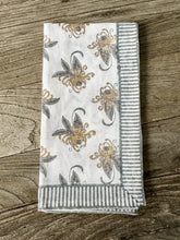 Garden Cream and Gray - Cotton | Linen Blend